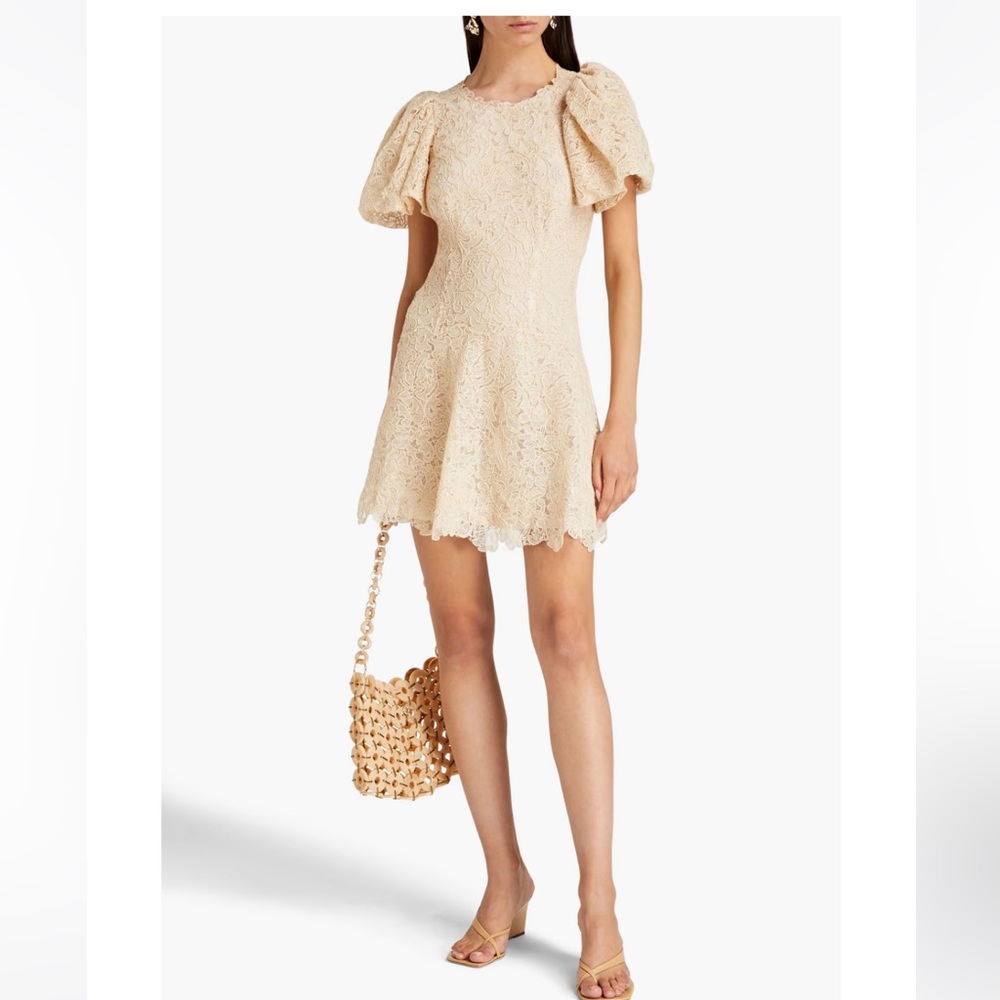 Jonathan Simkhai Gigi corded lace mini dress Size 0